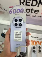Điện thoại Xiaomi Redmi Note 15 6GB 128GB Tím khói Demo