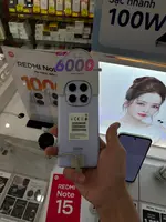 Điện thoại Xiaomi Redmi Note 15 6GB 128GB Tím khói Demo