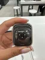 Đồng hồ Apple Watch Nike Series 7 GPS + Cellular 45mm viền nhôm Trắng dây cao su Trắng MKL43VN/A