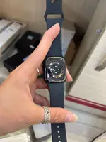Đồng hồ thông minh Apple Watch SE GPS + Cellular 44mm viền nhôm Xám dây Nylong Đen MYF12VN/A