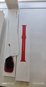 Đồng hồ thông minh Apple Watch Series 8 45mm GPS + Cellular viền nhôm đỏ dây cao su MNKA3VN/A