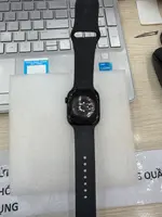 Đồng hồ Apple Watch Series 10 GPS 46mm Viền Nhôm Đen Bóng Dây Cao Su S/M Demo 3N496PA/A