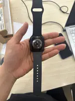 Đồng hồ Apple Watch Series 10 GPS 46mm Viền Nhôm Đen Bóng Dây Cao Su S/M Demo 3N496PA/A