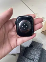 Đồng hồ Apple Watch Series 10 GPS 46mm Viền Nhôm Đen Bóng Dây Cao Su S/M Demo 3N496PA/A