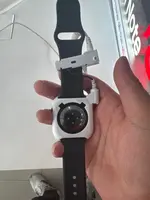Đồng hồ Apple Watch Series 10 GPS 46mm Viền Nhôm Đen Bóng Dây Cao Su S/M Demo 3N496PA/A