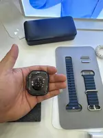 Đồng hồ Apple Watch Ultra 2 2024 GPS + Cellular 49mm Viền Titan Đen Dây Ocean 3N457PA/A Demo