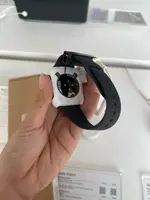 Đồng hồ Apple Watch Series 10 GPS 46mm Viền Nhôm Đen Bóng Dây Cao Su S/M Demo 3N496PA/A