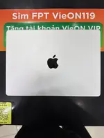 Máy tính MacBook Pro 14 2023 M3 8 CPU/10 GPU/8GB/512GB Bạc MR7J3SA/A