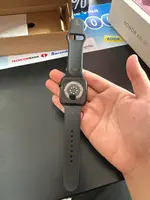 Đồng hồ Apple Watch Series 10 GPS 46mm Viền Nhôm Đen Bóng Dây Cao Su S/M Demo 3N496PA/A