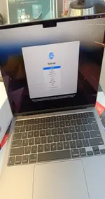 Máy tính xách tay Macbook Air M2 13 2022 8CPU 8GPU/8GB/256GB Xám MLXW3SA/A