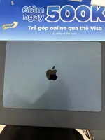 Máy tính xách tay Macbook Air M2 13 2022 8CPU 8GPU/8GB/256GB Xanh đen MLY33SA/A
