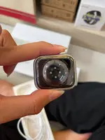 Đồng hồ Apple Watch Series 9 GPS 45mm Viền nhôm bạc Dây cao su xanh cỡ M/L MR9E3SA/A
