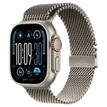 Apple Watch Ultra 2 GPS + Cellular 49mm viền Titanium Tự Nhiên Dây Đeo Milan Tự nhiên - Medium