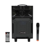 Combo Loa Bluetooth Karaoke kèm Mic không dây ivalue 6.5 inch Gỗ