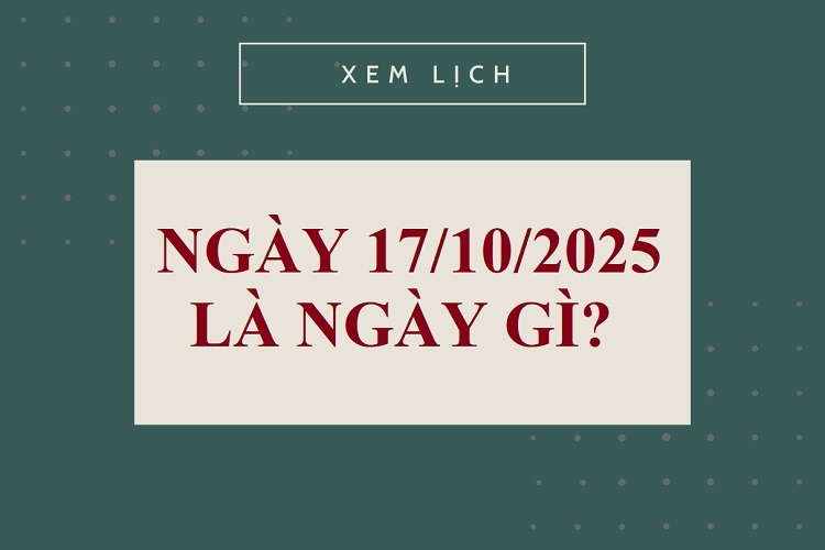 17/10 là ngày gì 1