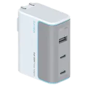 Củ sạc nhanh 3 cổng 100W (2 USB-C + USB-A) GaN AD1003 Cuktech