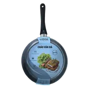 Chảo nhôm vân đá chống dính đáy từ Green Cook GCP251-24IH 24cm