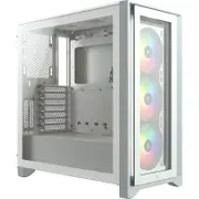 Vỏ Case Corsair iCUE 4000X RGB TG White