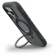 Ốp lưng magsafe iPhone 16 Pro Max nhựa cứng viền dẻo, có giá đỡ Crystal Matter LAUT Midnight