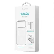 Combo 3in1 miếng dán kính cường lực/Ốp lưng Magsafe/ Lens camera iPhone 17 Pro Devia