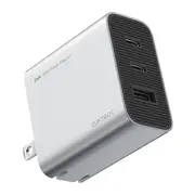 Củ sạc nhanh 3 cổng 65W (2 USB-C + USB-A) GaN AD653C Cuktech
