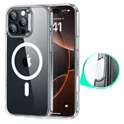 Ốp lưng magsafe iPhone 16 Pro Max nhựa cứng chống sốc ESR Trong suốt
