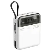 Pin sạc dự phòng 20000mAh QC 3.0/PD 22.5W tích hợp Type C và Lightning RPP-603 Remax