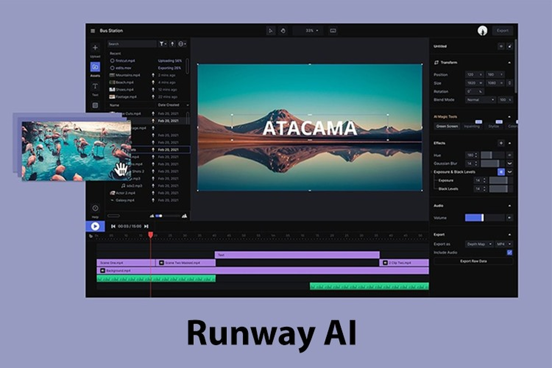 Các tính năng độc đáo của RunwayML trong video editing