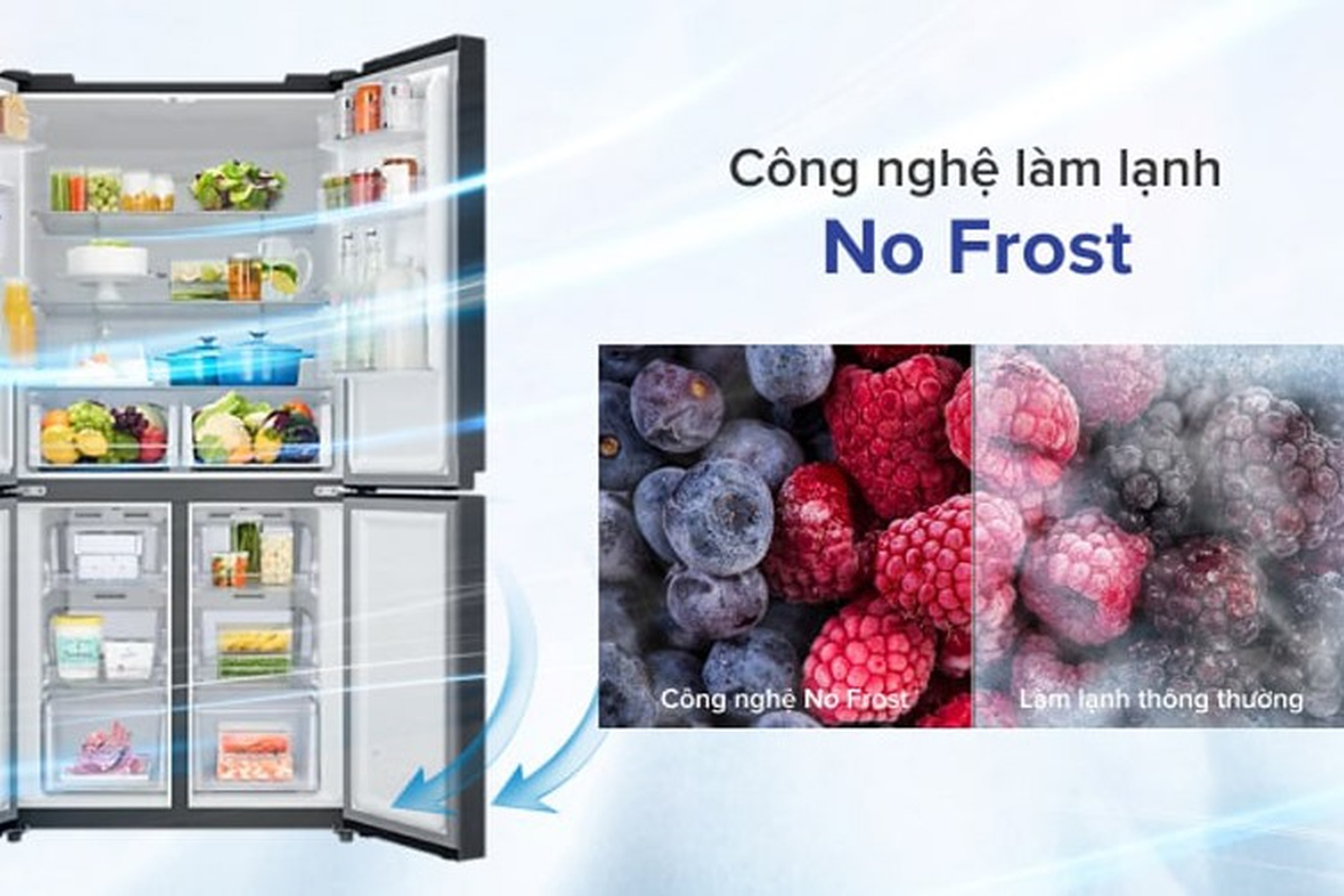 Tất tần tật về công nghệ No Frost trên dòng tủ lạnh Samsung