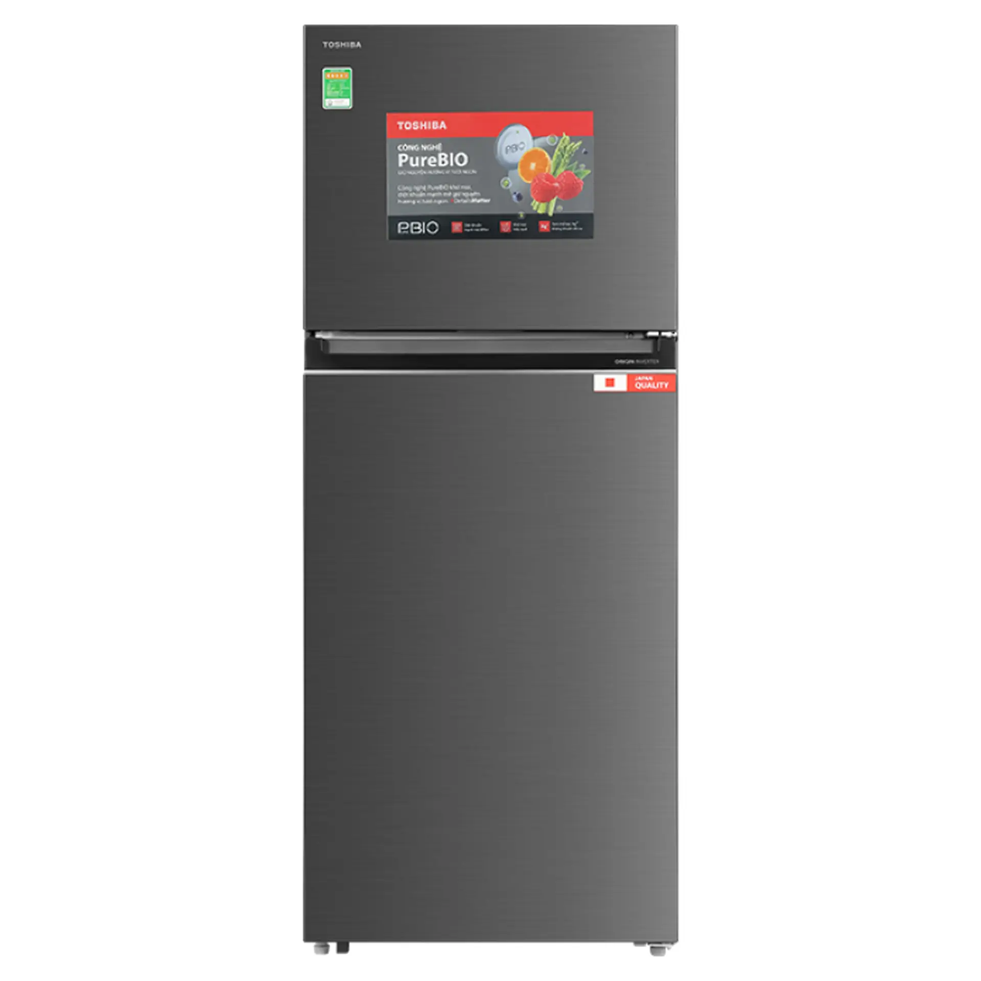 Tủ lạnh ngăn đá trên Toshiba ORIGIN Inverter 411 lít GR-RT559WE-PMV(58)-MM