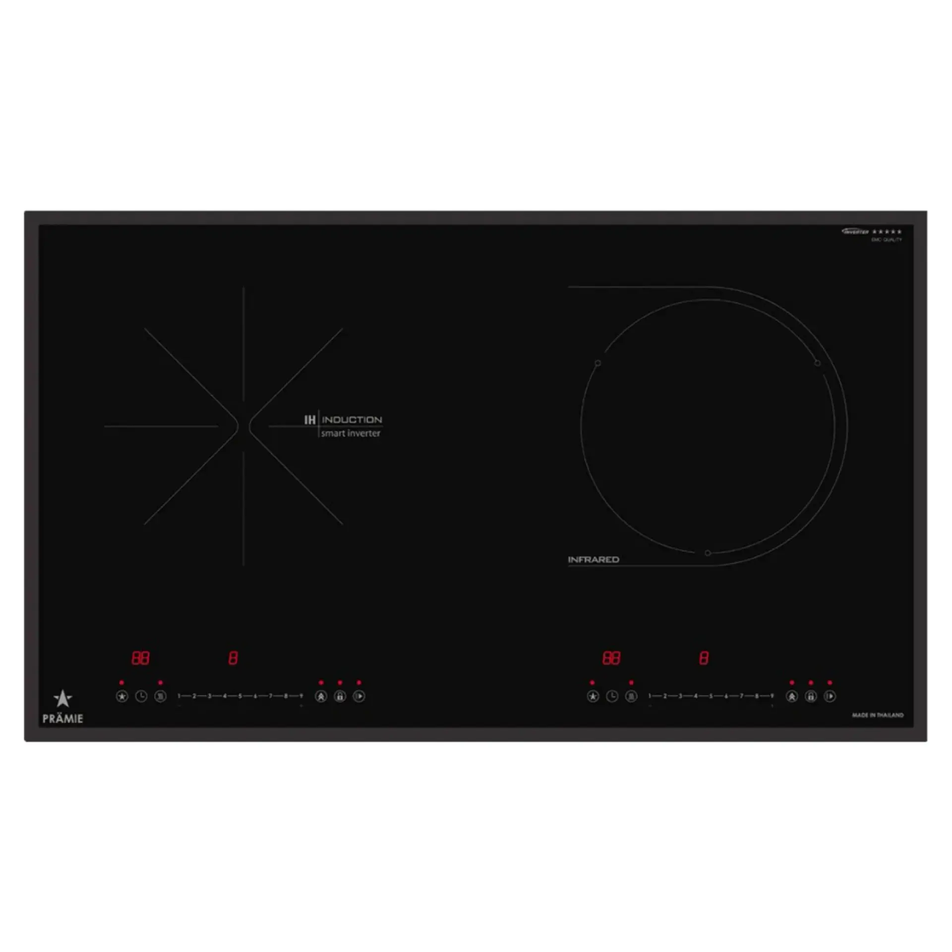Bếp điện từ hồng ngoại lắp âm Pramie PRTH-N1