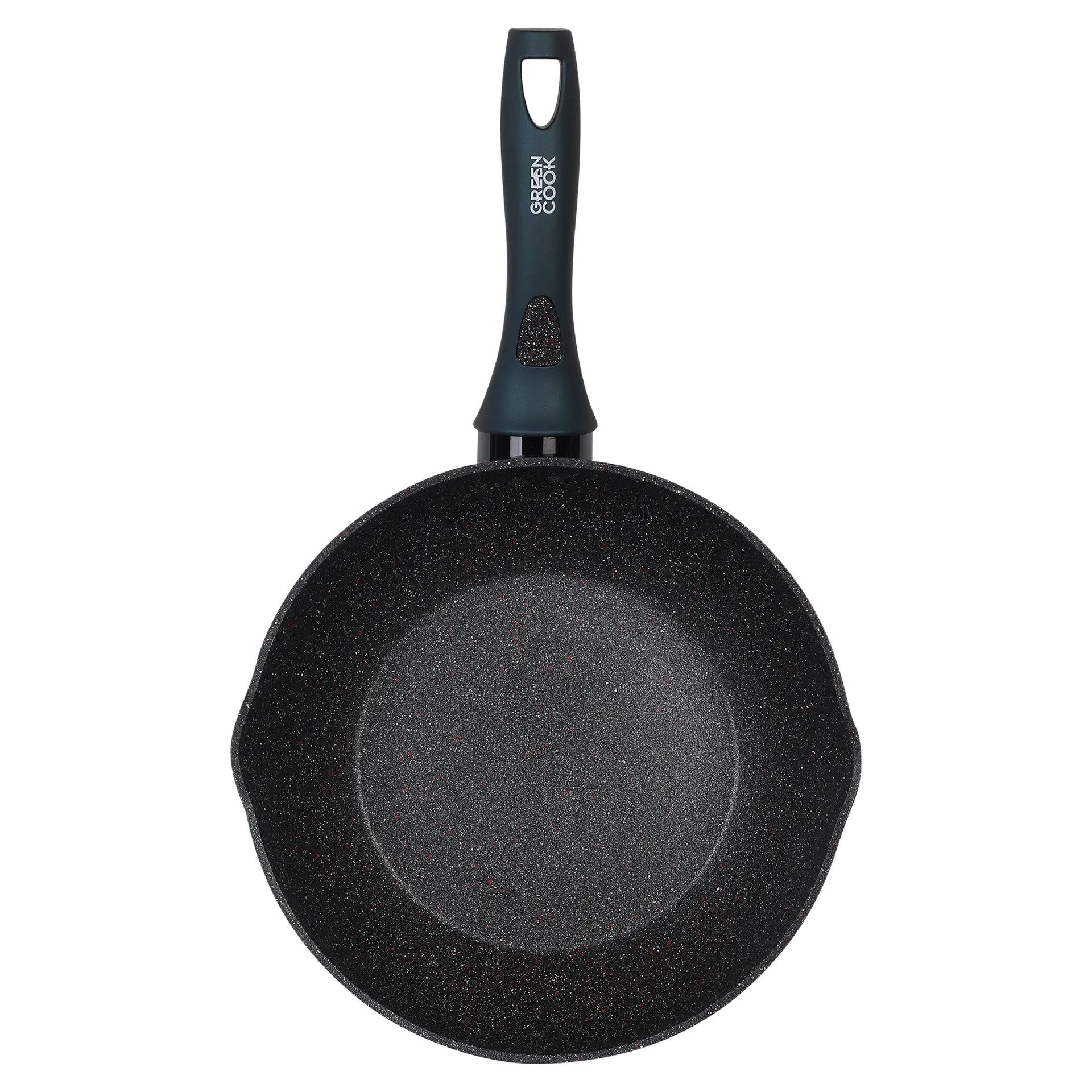 Chảo nhôm sâu lòng chống dính đáy từ Green Cook GCP2511-26IHD 26cm