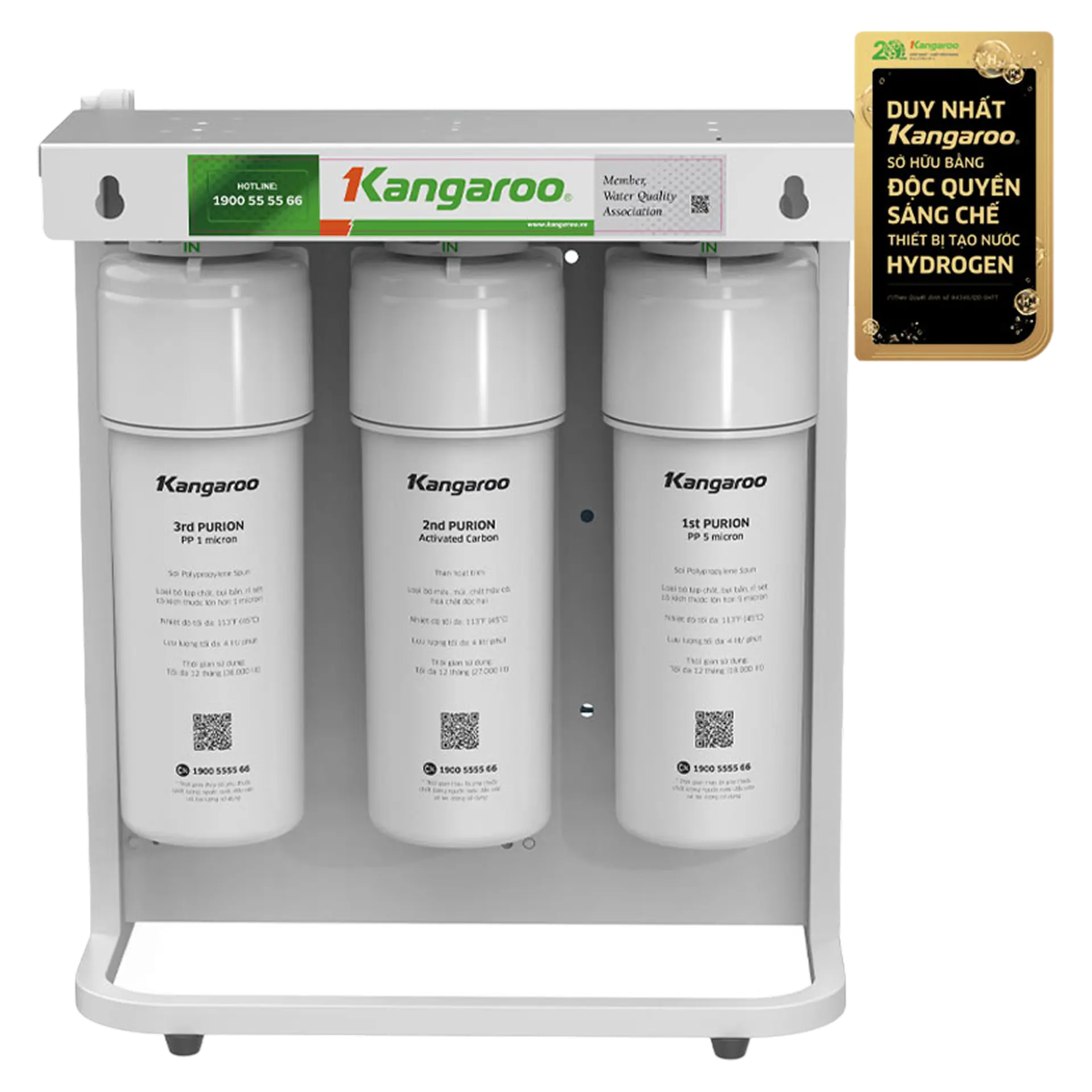 Máy lọc nước RO Hydrogen Kangaroo KG11K11H1 11 lõi