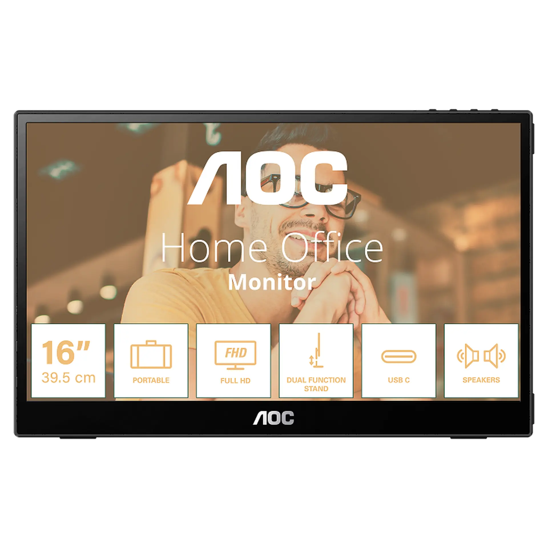 Màn hình di động AOC 16T20 15.6 inch Full HD/IPS 60Hz/USB Type-C