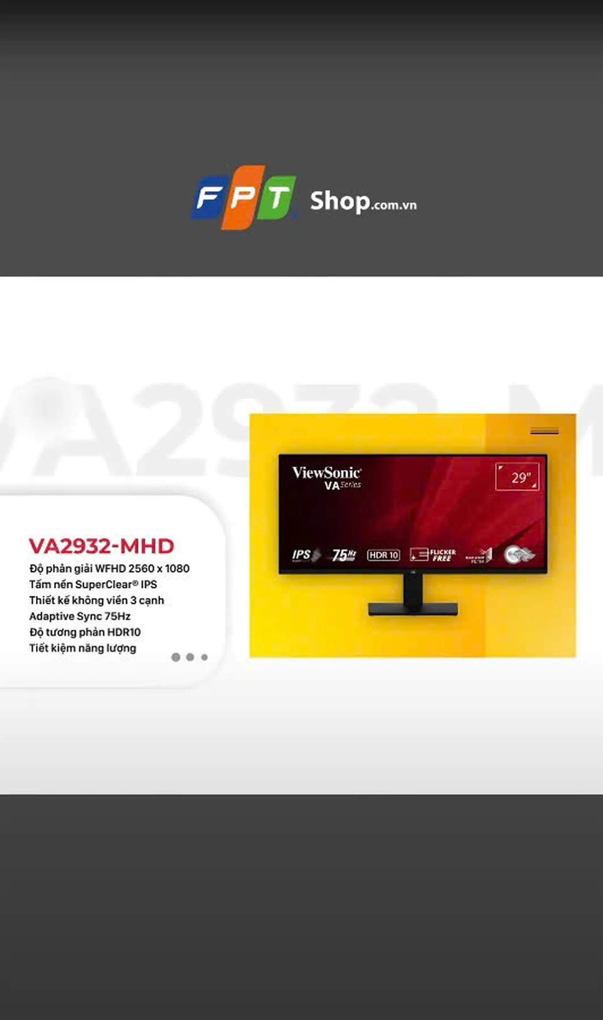 Màn hình Viewsonic VA2932-MHD