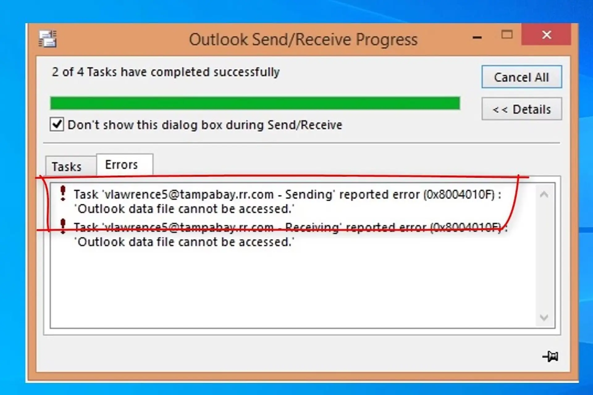 Lỗi 0x8004010F: Nguyên nhân và cách khắc phục triệt để Outlook hoạt động trở lại