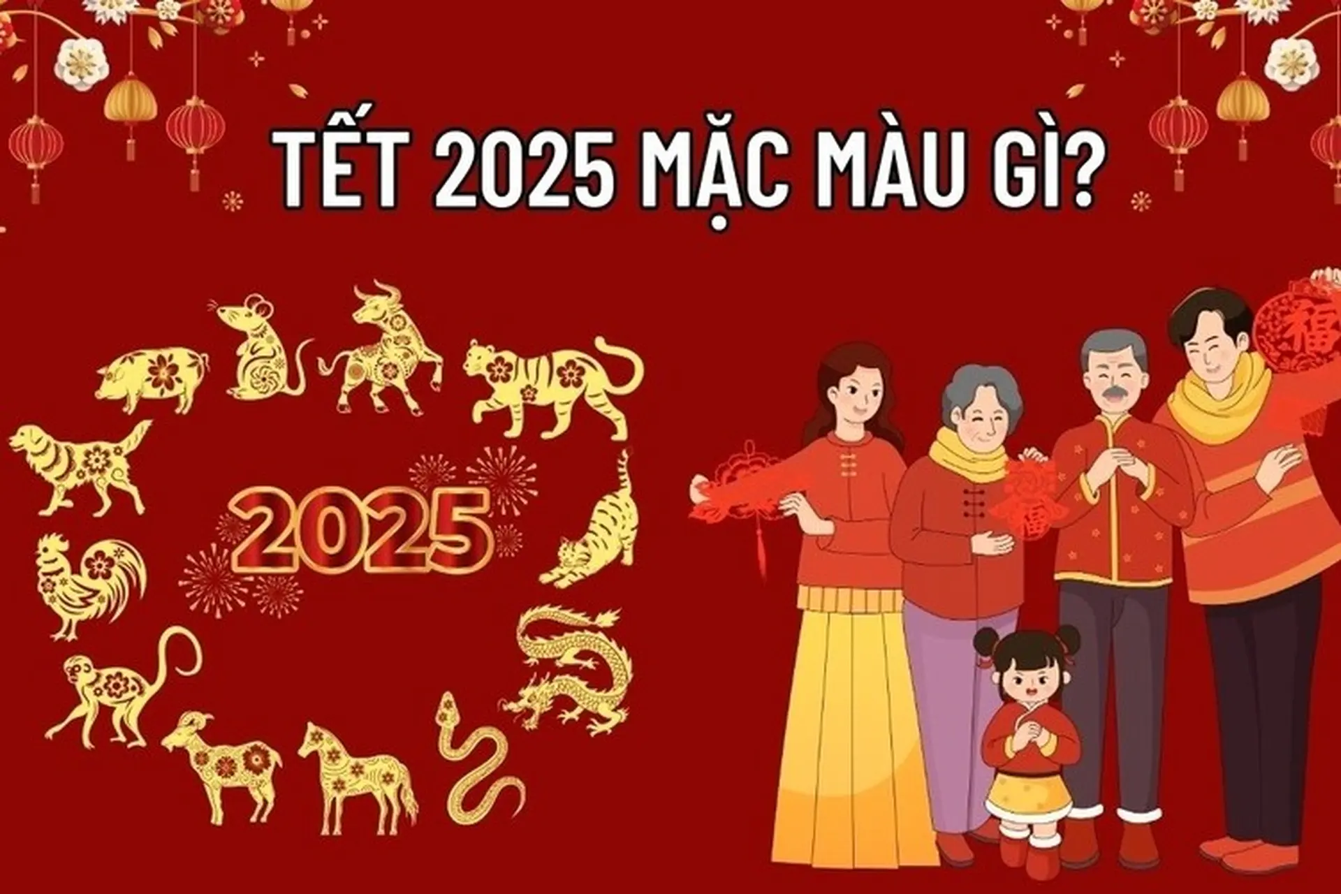 12 con giáp nên mặc màu gì đầu năm 2025 để thu hút nhiều may mắn và tài lộc?