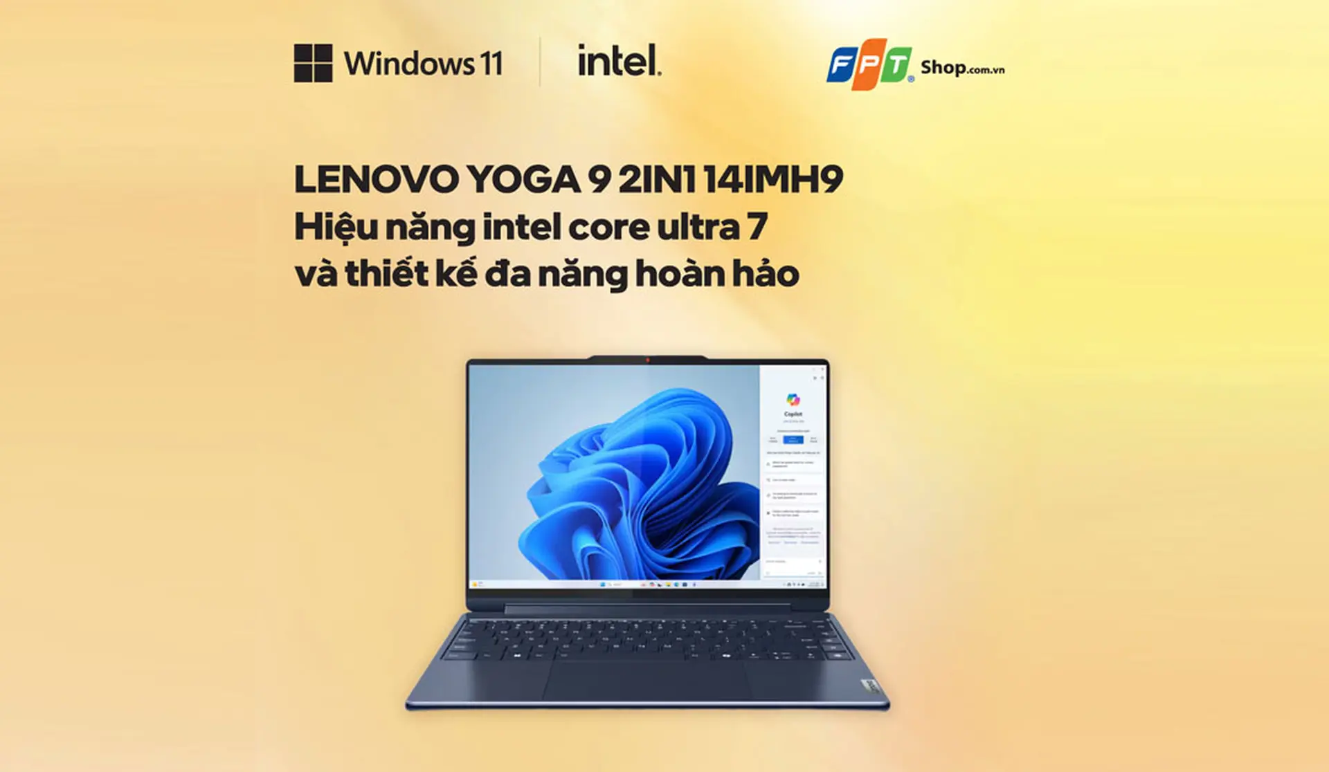 Lenovo Yoga 9 2in1 14IMH9 - Hiệu Năng Intel Core Ultra 7 Và Thiết Kế Đa Năng Hoàn Hảo