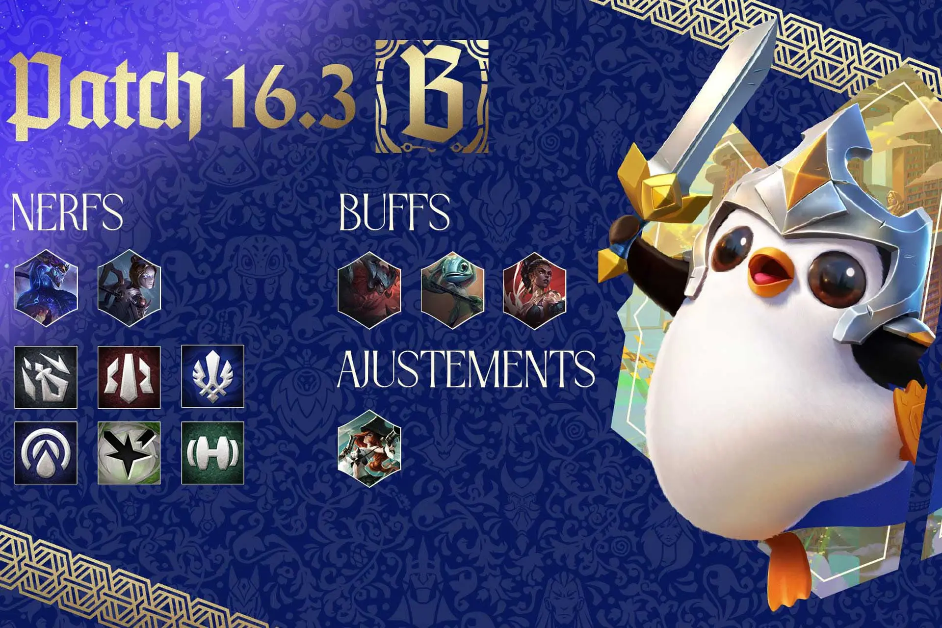 TFT 16.3B ra mắt: Aurelion Sol bị nerf, Riot điều chỉnh loạt tướng và Ấn