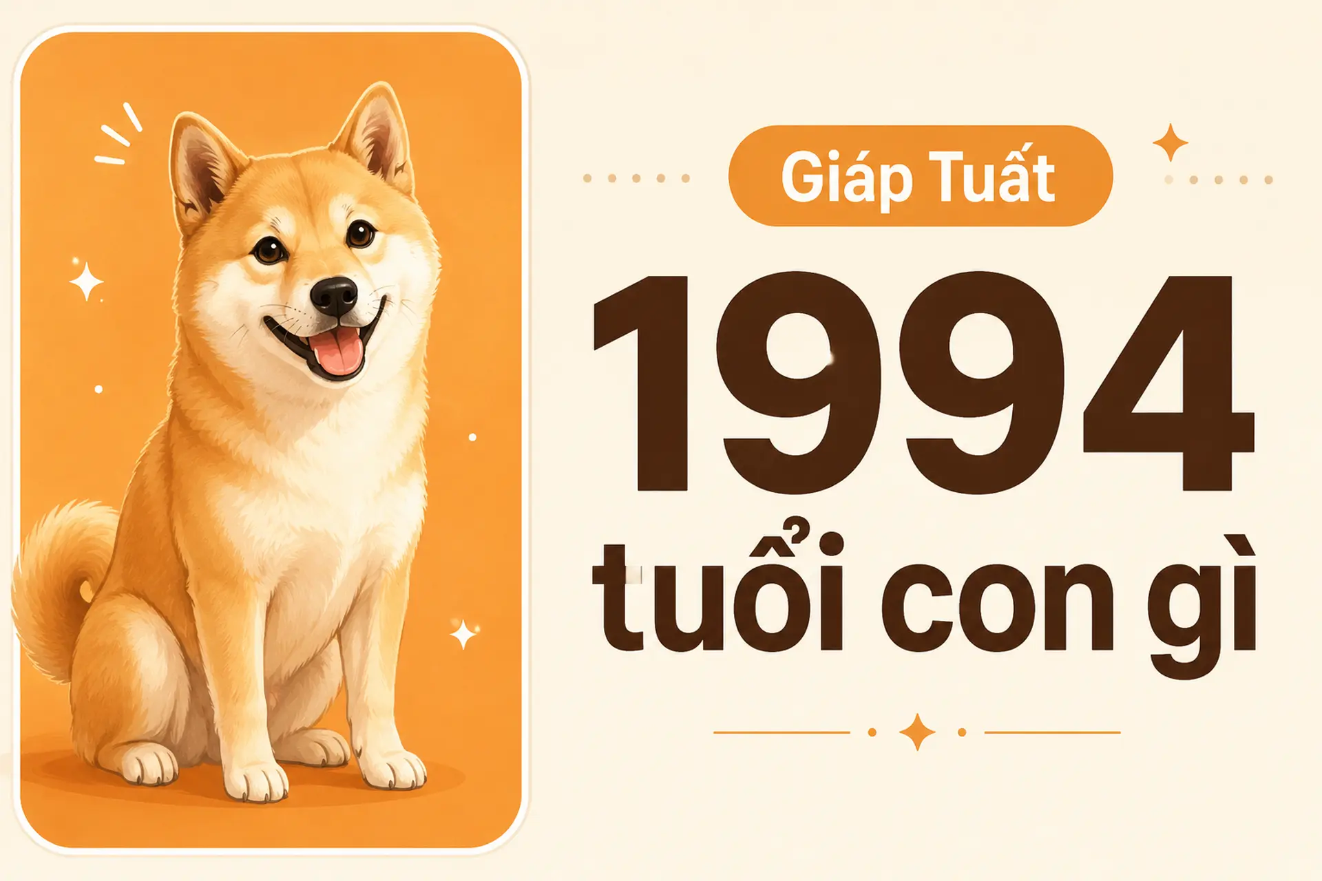 1994 tuổi con gì? Giải mã tuổi Giáp Tuất và những điều thú vị trong phong thủy