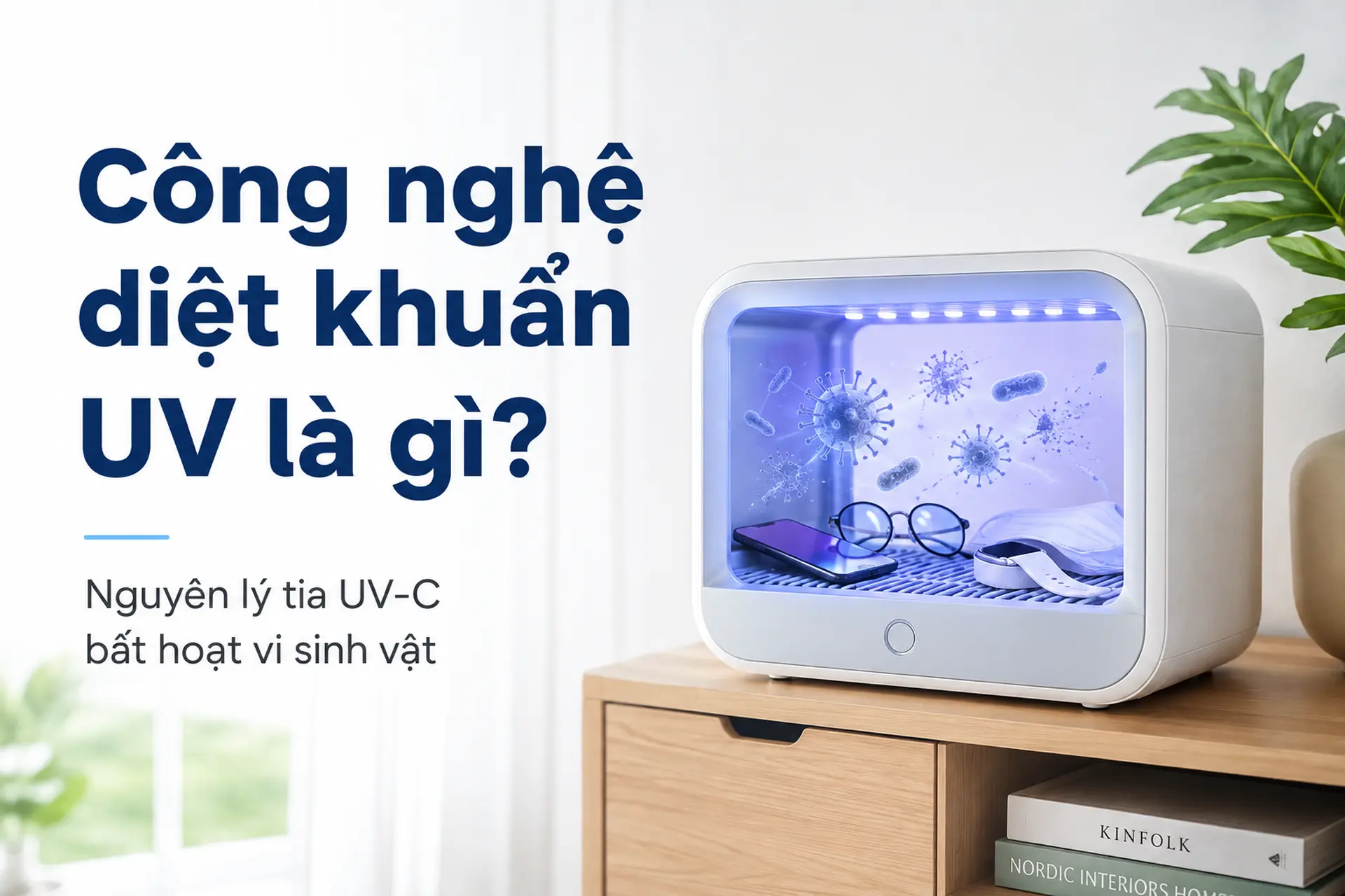 Công nghệ diệt khuẩn UV là gì? Tìm hiểu nguyên lý dùng tia UV-C bất hoạt vi sinh vật