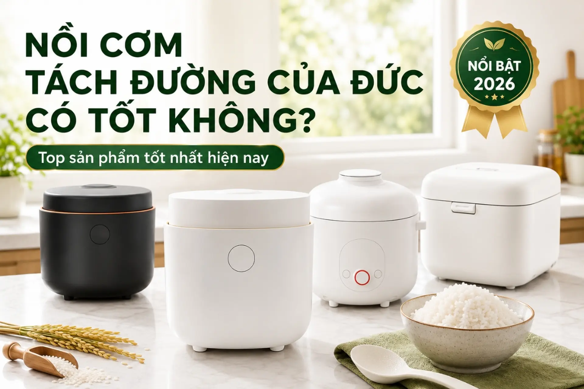 Nồi cơm tách đường của Đức có tốt không? Top sản phẩm tốt nhất hiện nay