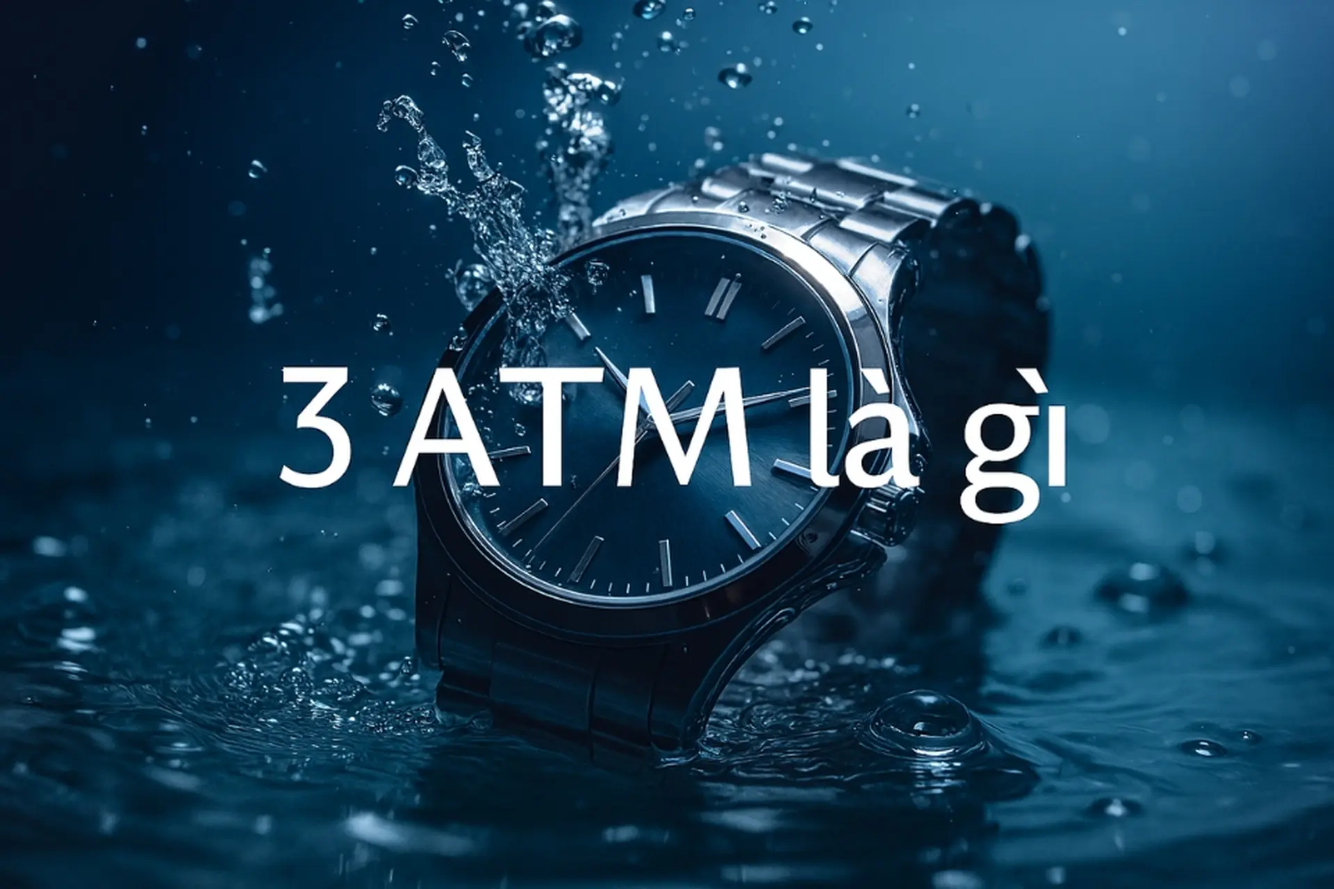3 ATM là gì? Tìm hiểu chi tiết về chỉ số chống nước trên đồng hồ và cách sử dụng an toàn