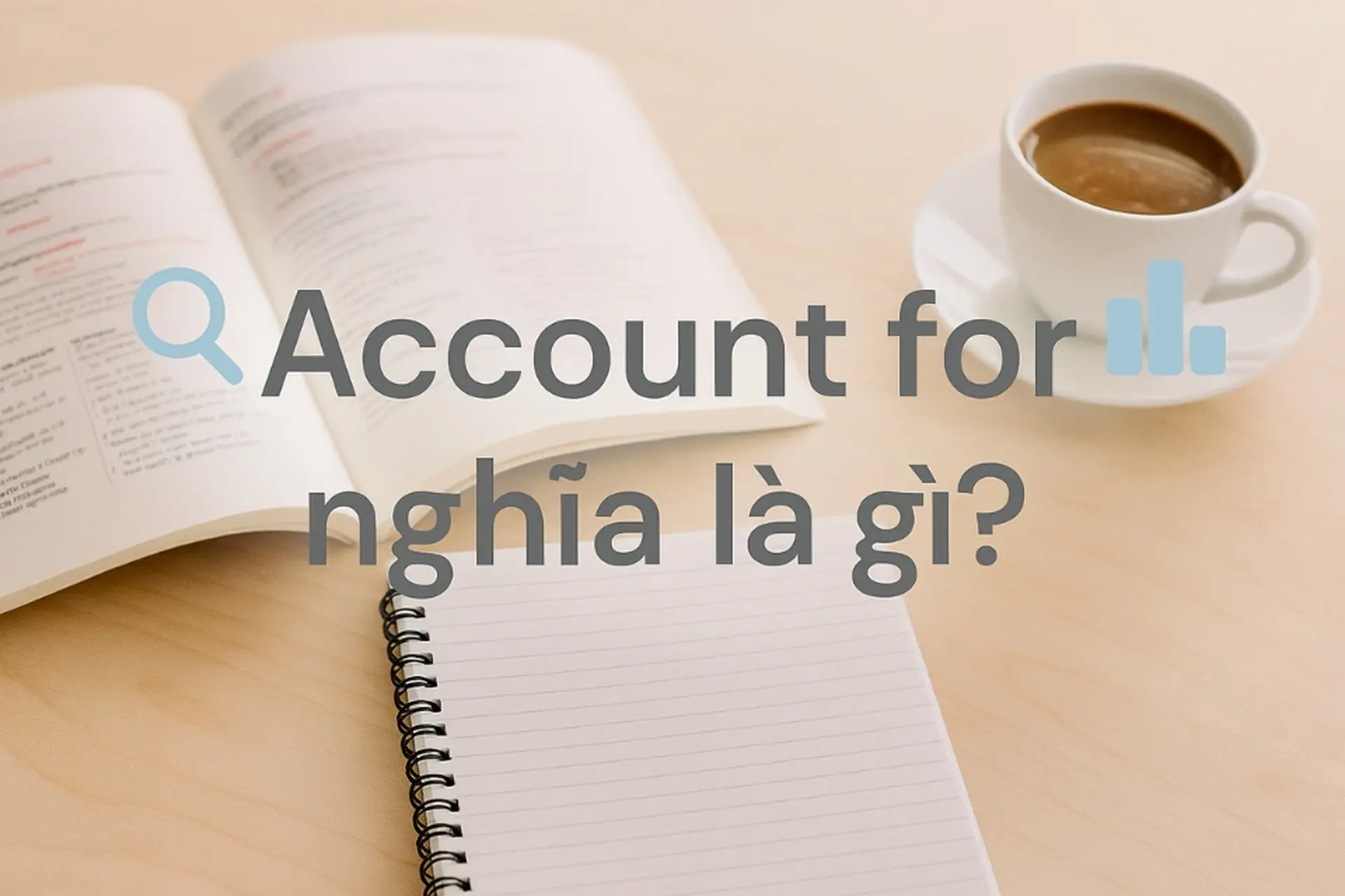 Account for là gì? Giải nghĩa và cách dùng chi tiết trong tiếng Anh