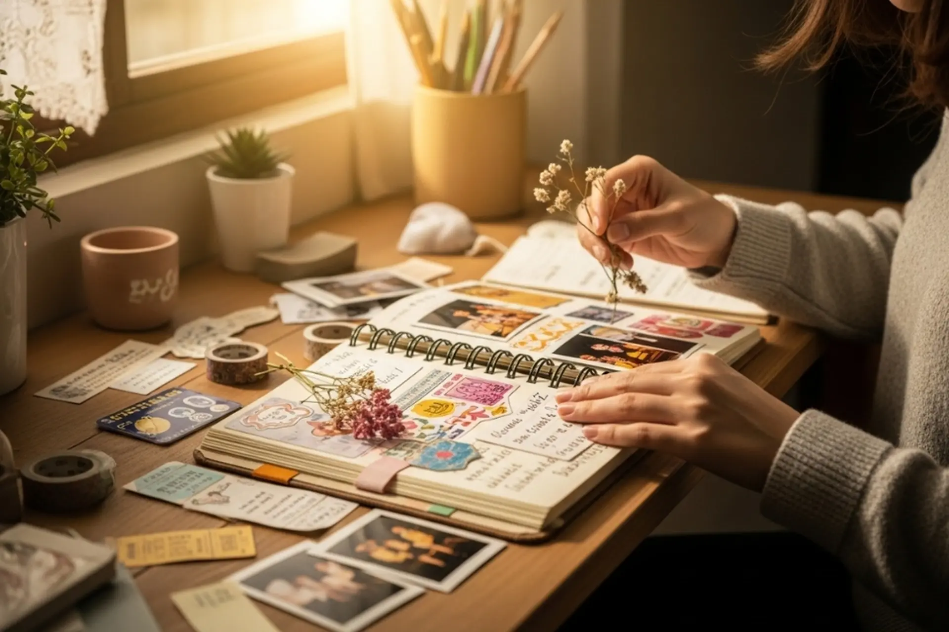 Scrapbook là gì? Khám phá nghệ thuật lưu giữ kỷ niệm độc đáo bằng tay