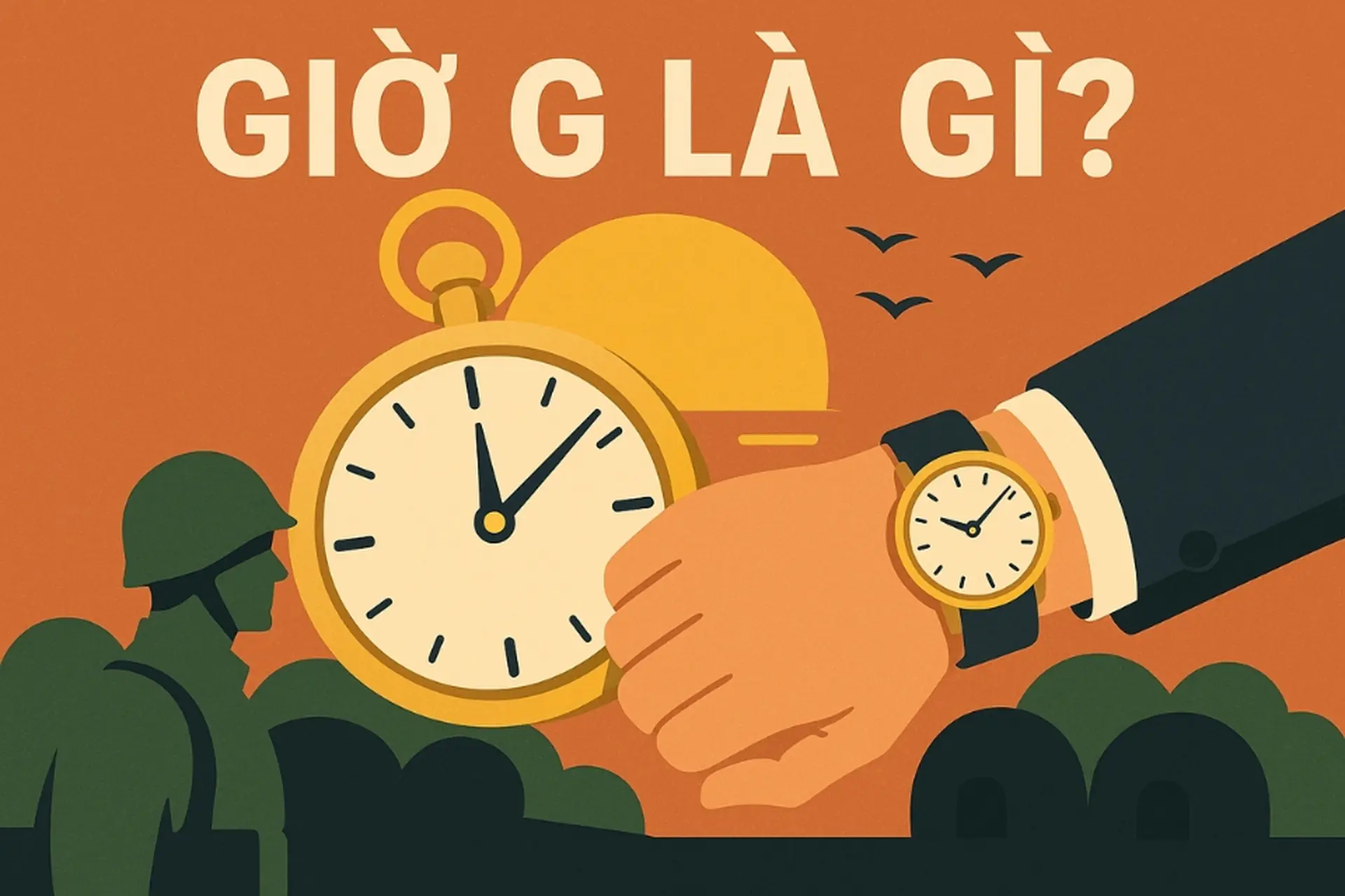 Giờ G là gì? Khám phá ý nghĩa và ứng dụng của thuật ngữ "giờ vàng" trong đời sống hiện đại