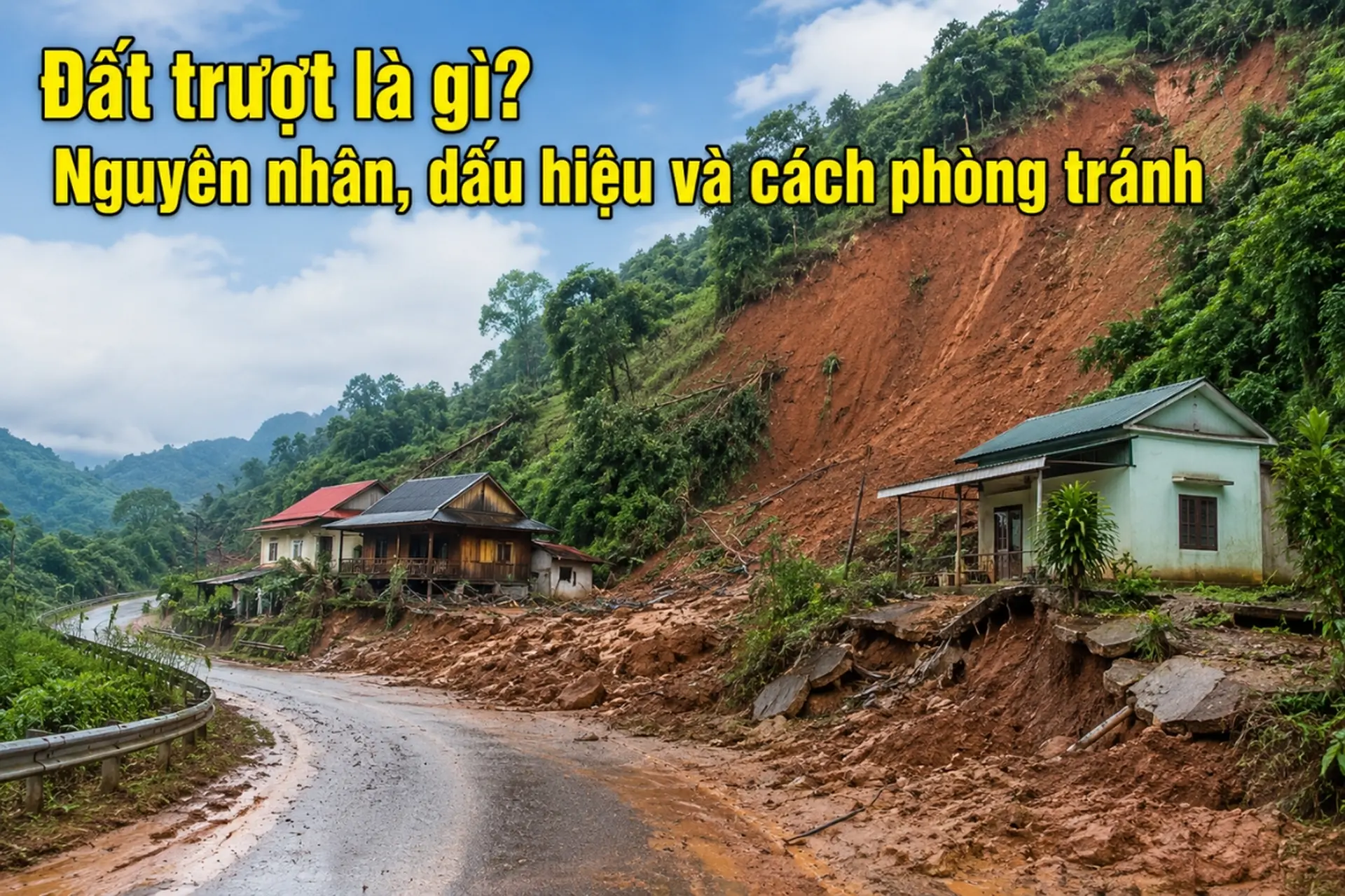 Đất trượt là gì? Nguyên nhân, dấu hiệu và cách phòng tránh
