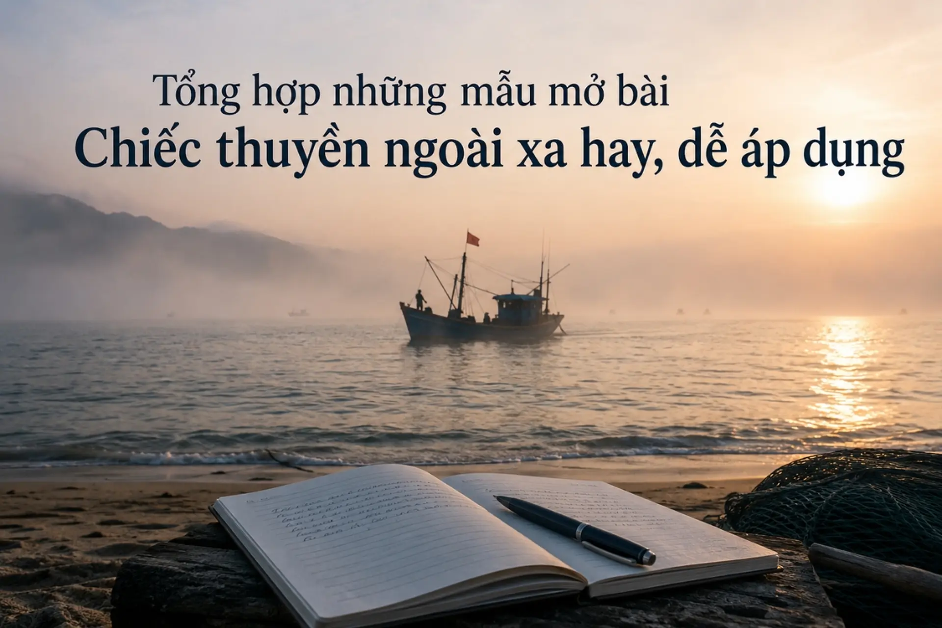 Tổng hợp những mẫu mở bài Chiếc thuyền ngoài xa hay, dễ áp dụng