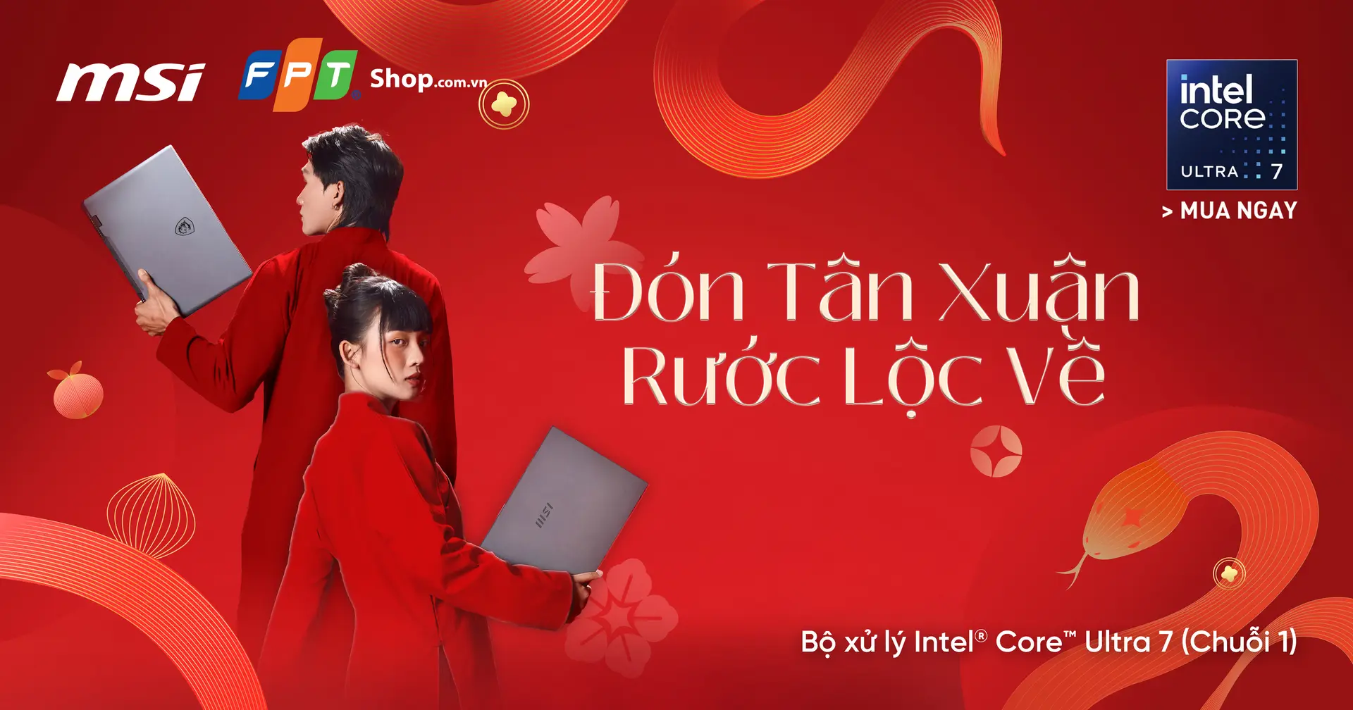 FPT Shop và MSI triển khai chương trình "Đón Tân Xuân, Rước Lộc Về Cùng Laptop MSI"