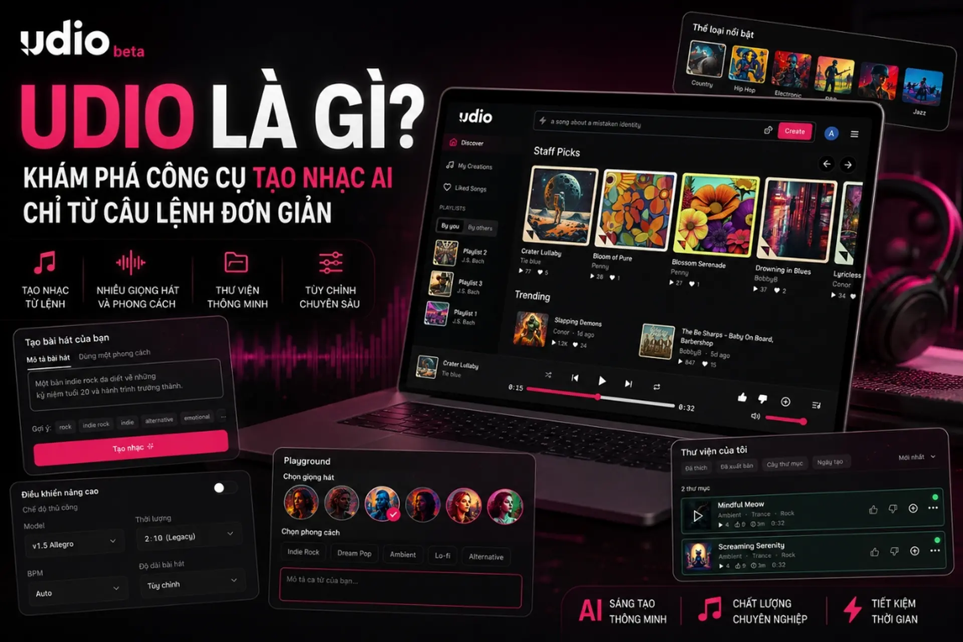 Udio là gì? Khám phá công cụ tạo nhạc AI chỉ từ câu lệnh đơn giản